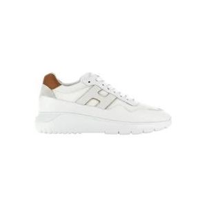 Hogan Witte Sneakers Klassiek Model , Multicolor , Heren , Maat: 40 EU