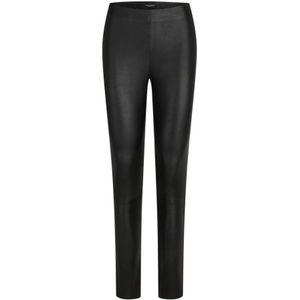 Bruuns Bazaar, Dames, Broeken, Zwart, Maat: XS Leer,