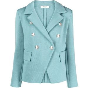 Charlott, Dames, Jassen, Blauw, Maat: S Wol,