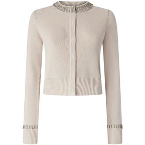 Pinko, Dames, Truien, Beige, Maat: S