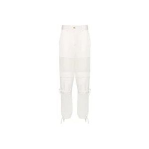 Pinko Witte Broeken voor Vrouwen , White , Dames , Maat: 2XS