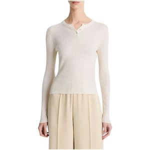 Vince, Dames, Truien, Wit, Maat: S Zijde,