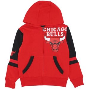 Nike Chicago Bulls Fleece Hoodie Full Zip , Red , Heren , Maat: L