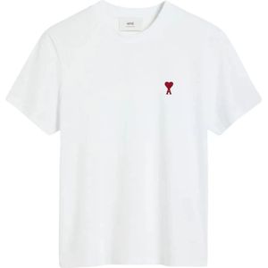 Ami Paris, Heren, Tops, Wit, Maat: 2XL