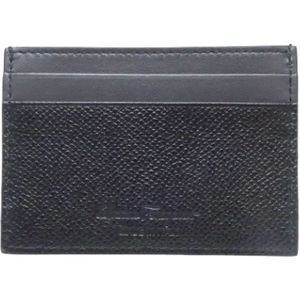 Salvatore Ferragamo Pre-owned, Dames, Pre-owned, Zwart, Maat: ONE Size Leer,