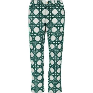 Casablanca Wollen Broek met Monogramprint , Multicolor , Heren , Maat: XL