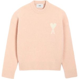 Ami Paris - Oversized Trui - Oranje - Wol