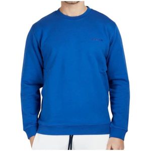 Dondup, Heren, Sweatshirts & Hoodies, Blauw, Maat: XL