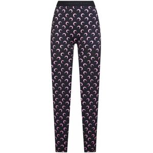 Marine Serre, Dames, Broeken, Veelkleurig, Maat: XS Tweed,