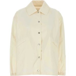 Jil Sander, Dames, Jassen, Beige, Maat: S Katoen,