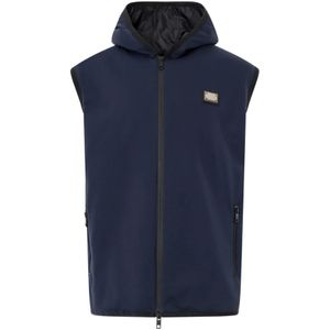 Dolce & Gabbana, Heren, Jassen, Blauw, Maat: M Katoen,