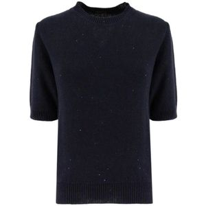 Fabiana Filippi, Dames, Truien, Blauw, Maat: XS Katoen,