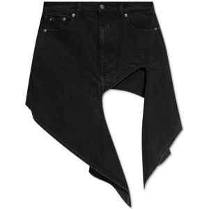 Y/Project - Denim Rok - Zwart - Dames