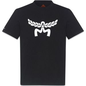 Mcm, Heren, Tops, Zwart, Maat: S Katoen,