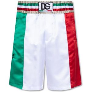 Dolce & Gabbana - Korte Broeken - Wit - Satijn