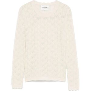 Marant étoile, Dames, Truien, Beige, Maat: M Leer,