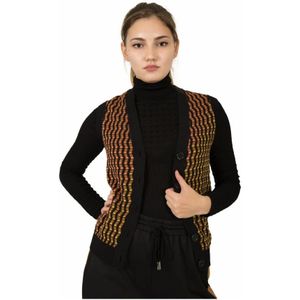 M Missoni, Dames, Jassen, Bruin, Maat: L Katoen,