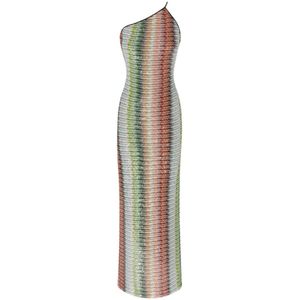 Missoni, Dames, Jurken, Veelkleurig, Maat: XS