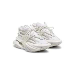 Balmain Chunky Unicorn Sneakers met Rubberen Zool , White , Dames , Maat: 41 EU