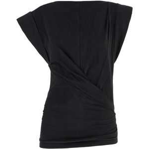Isabel Marant, Dames, Blouses & Shirts, Zwart, Maat: S