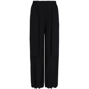 Giorgio Armani, Dames, Broeken, Zwart, Maat: 2XL