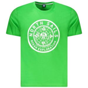 North Sails, Heren, Tops, Groen, Maat: S Katoen,