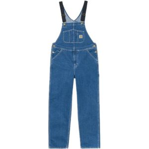 Carhartt Wip, Heren, Jumpsuits & Playsuits, Blauw, Maat: W30 Katoen,