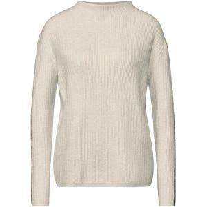 Street One - Gebreide Trui - Col - Zacht - Comfortabele Materiaalmix