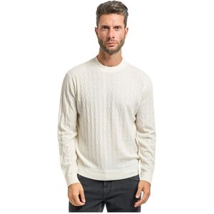 Armani Exchange, Heren, Truien, Wit, Maat: 2XL Denim,