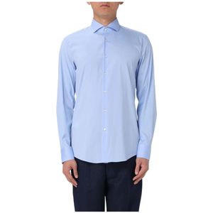 Hugo, Heren, Overhemden, Blauw, Maat: 3XL Leer,