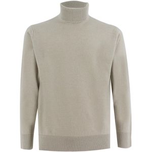 Eleventy, Heren, Truien, Beige, Maat: M