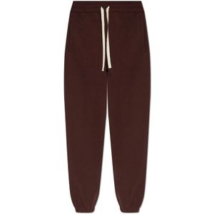 Jil Sander, Dames, Broeken, Bruin, Maat: L Katoen,