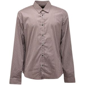 Gucci, Heren, Overhemden, Bruin, Maat: XL