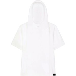 Courrèges, Dames, Sweatshirts & Hoodies, Wit, Maat: S Katoen,