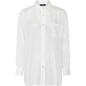 Bruuns Bazaar, Dames, Blouses & Shirts, Wit, Maat: XS Viscose,