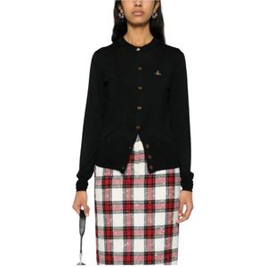 Vivienne Westwood, Dames, Truien, Zwart, Maat: S