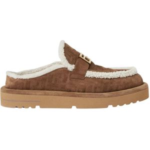 Fendi, Dames, Schoenen, Bruin, Maat: 41 EU Leer,