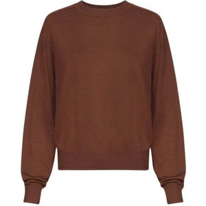 Loulou Studio, Dames, Truien, Bruin, Maat: XS Kasjmier,