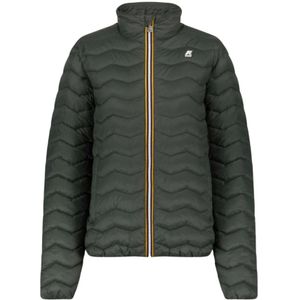K-Way, Heren, Jassen, Groen, Maat: S Fleece,