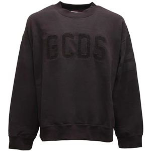 Gcds, Heren, Sweatshirts & Hoodies, Zwart, Maat: L