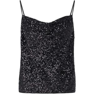 Diane Von Furstenberg, Dames, Tops, Zwart, Maat: XS