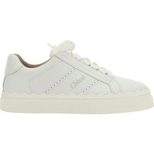Chloé - Lauren Low Top Sneakers - Wit - Kalfsleer