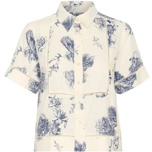 Part Two, Dames, Blouses & Shirts, Veelkleurig, Maat: 2XL Linnen,