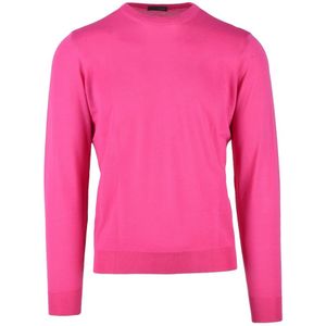 Drumohr, Heren, Truien, Roze, Maat: XL Wol,
