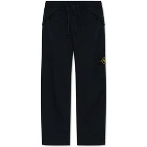 Stone Island, Heren, Broeken, Blauw, Maat: W29