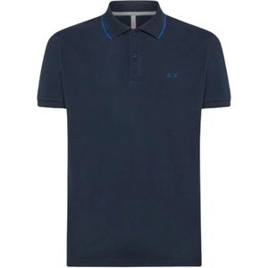 Sun68, Heren, Tops, Blauw, Maat: M