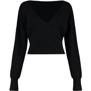 P.a.r.o.s.h., Dames, Truien, Zwart, Maat: S Wol,