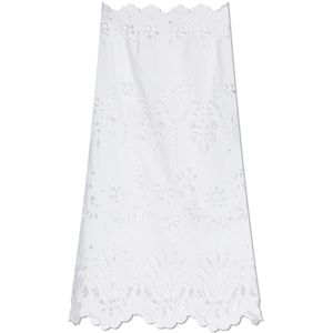Dolce & Gabbana, Dames, Rokken, Wit, Maat: XS Katoen,