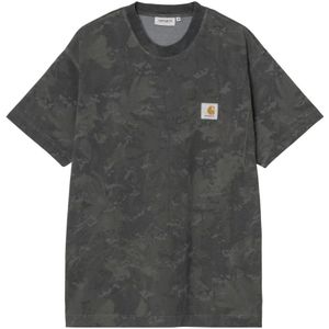 Carhartt Wip, Heren, Tops, Grijs, Maat: L Katoen,