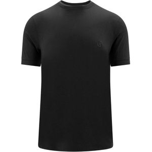 Giorgio Armani, Heren, Tops, Zwart, Maat: M Viscose,